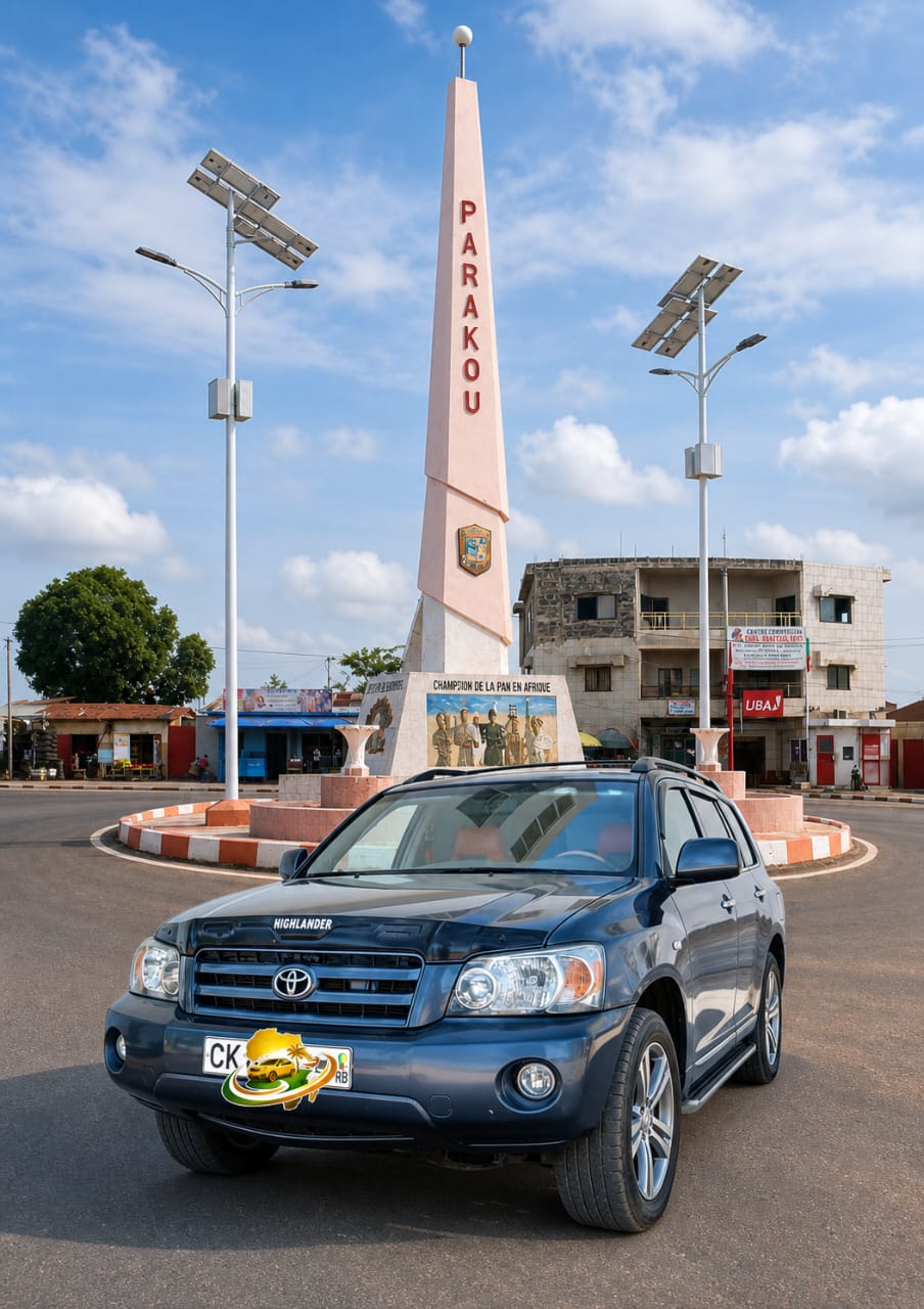 Toyota Highlander Bleu — Parakou